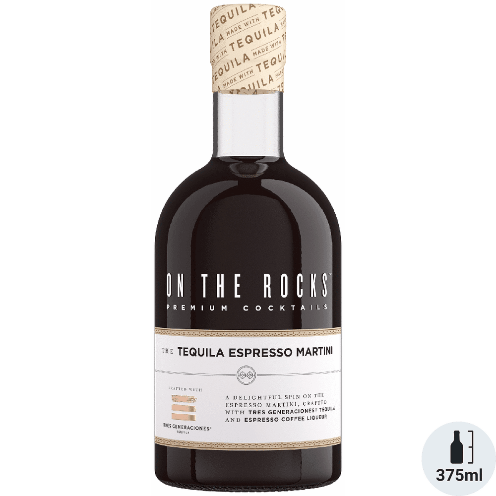 ON THE ROCKS TEQUILA ESPRESSO MARTINI  375ML