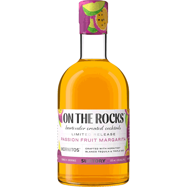 ON THE ROCKS MARGARITA PASSIONFRUIT HORNITOS 375ML