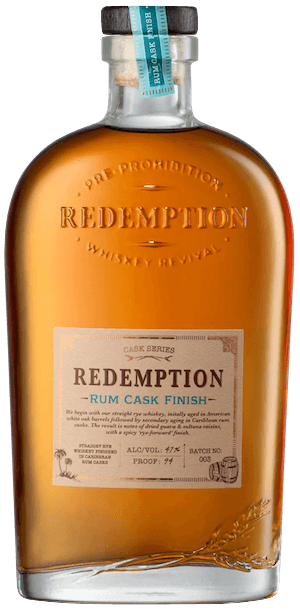 REDEMPTION STRAIGHT BOURBON AGED IN NEW CHARRED OAK750ML