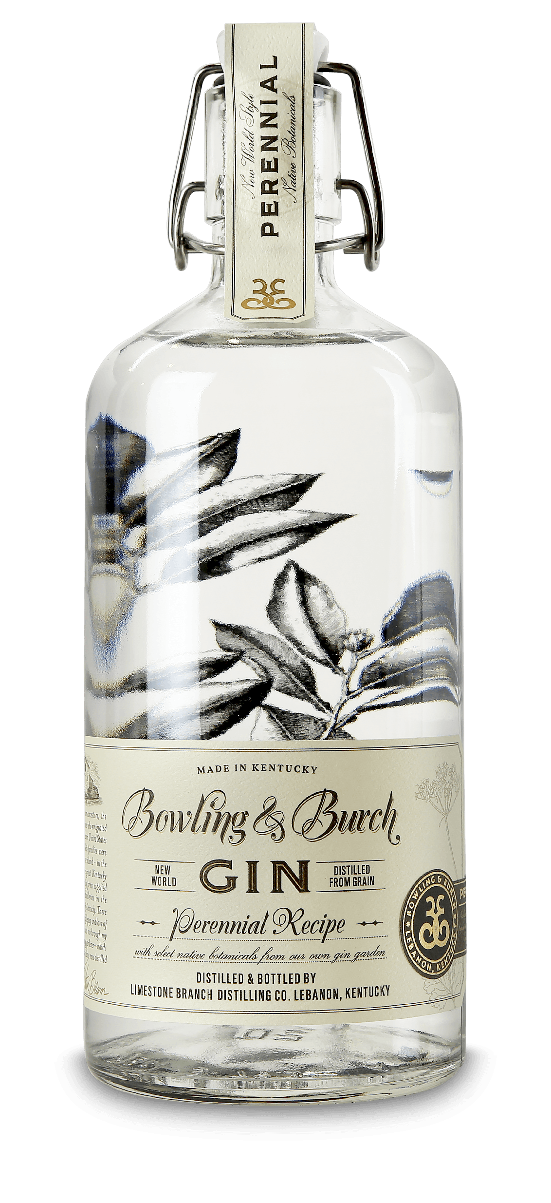 BOWLING & BURCH GIN  750ML