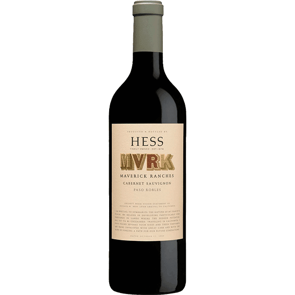 HESS MAVERICK RANCHES CELLAR RESERVE PASO ROBLES CABERNET SAUVIGNON 750m