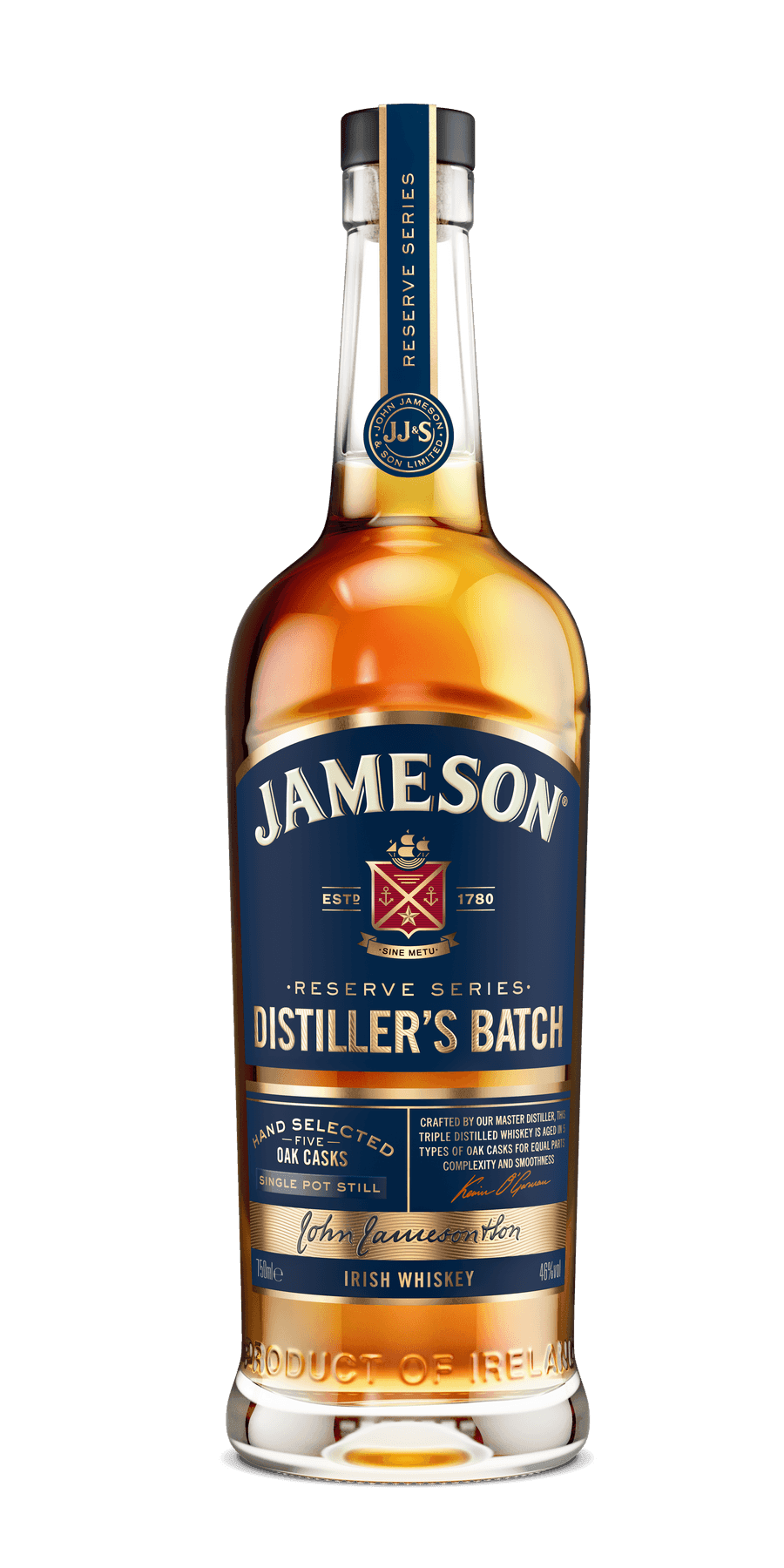 JAMESON RESERVE DISTILLERS BATCH 750ML