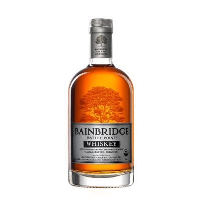 Bainbridge Organic Distillers CASK STRENGTH Battle Point Whiskey